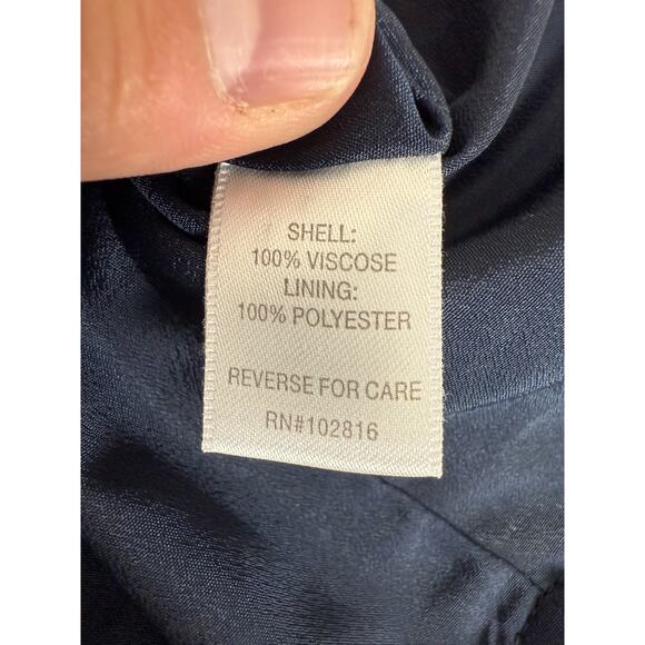 Garnet Hill Size 2 Floral Print Casual Mini Tunic Dress Button Front Long Sleeve - Picture 10 of 12